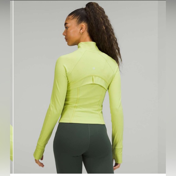 Lululemon Ribbed Nulu Cropped Define Jacket Wasabi size 10 - Picture 3 of 10